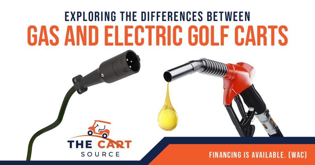 the differences between gas and electric golf carts