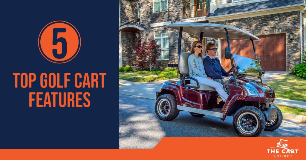 top golf cart features