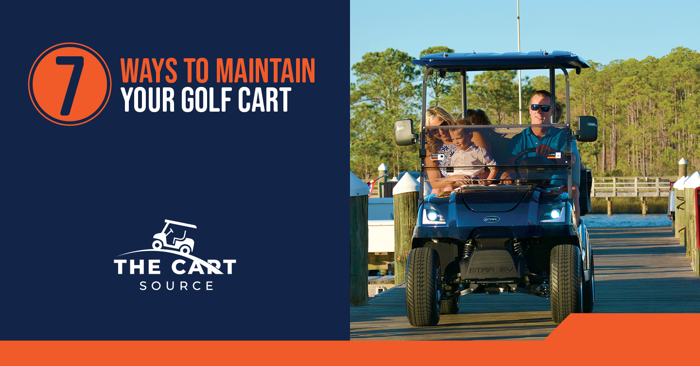 ways to maintain your golf cart