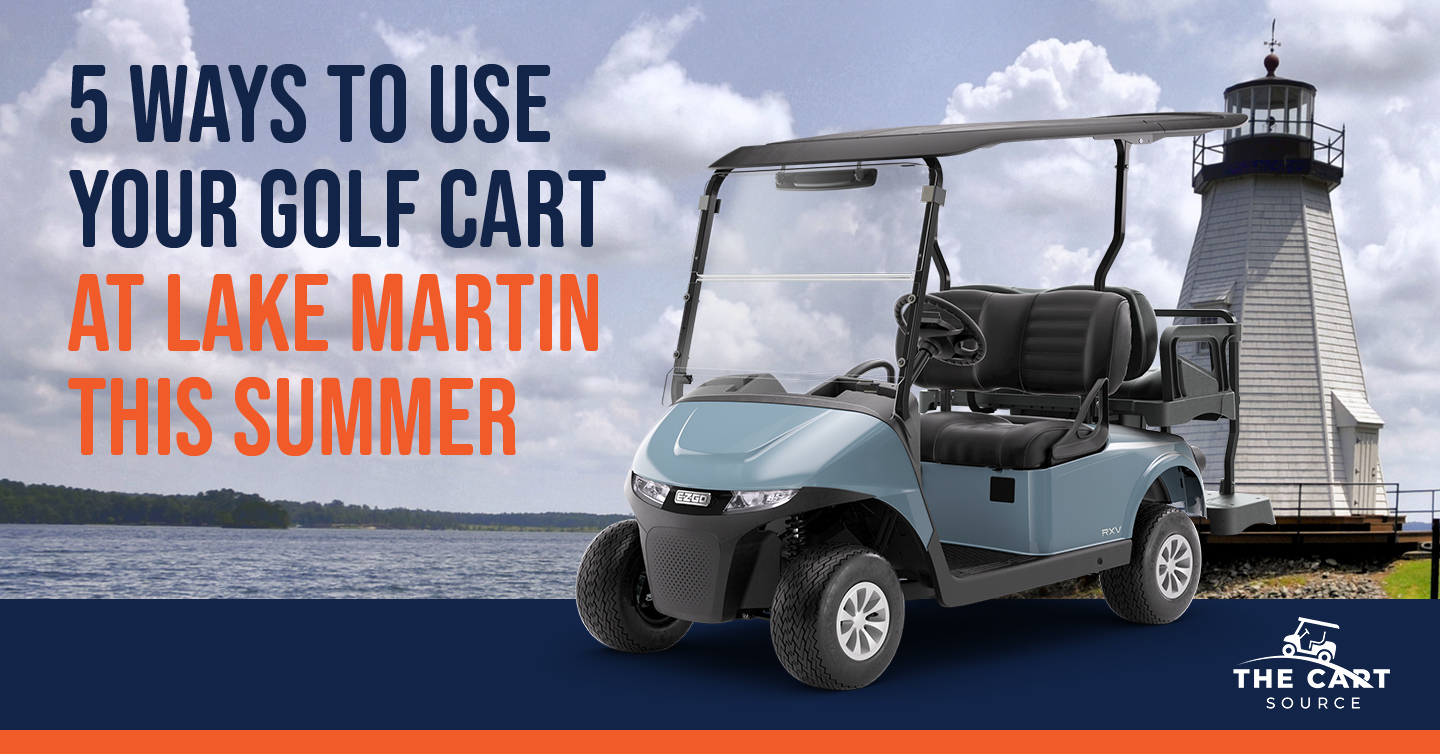 use your golf cart at Lake Martin